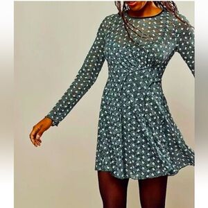 Free People - Sheer Delight Mini Dress NWOT